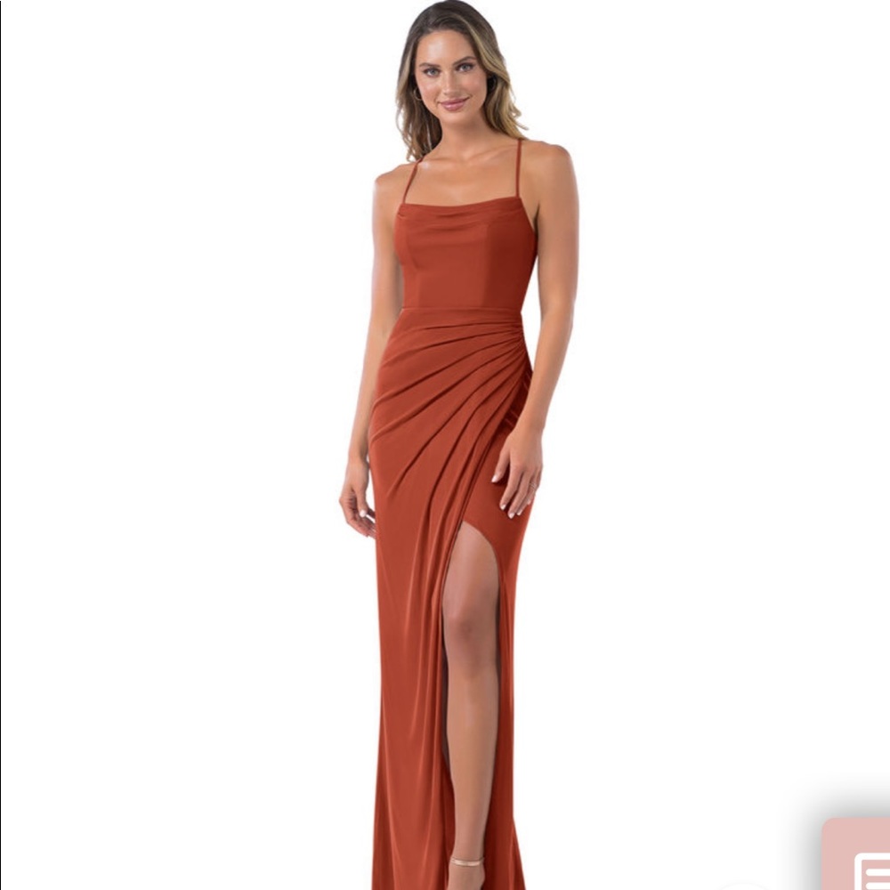 Azazie Kalea Rust size A4